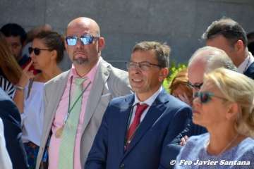 Telde rinde pleitesía a San Miguel en Valsequillo (Foto Francisco Javier Santana y TA)